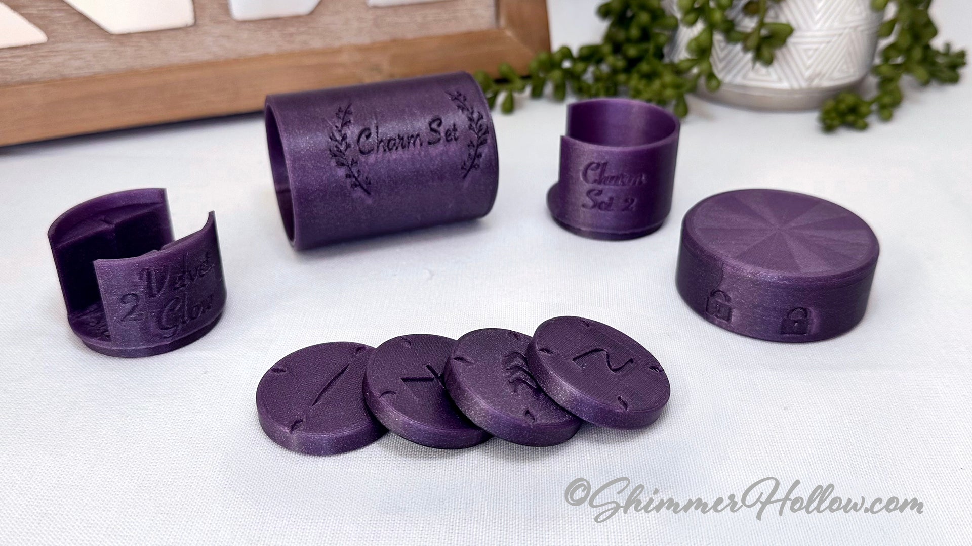 Add-on Charms with Velvet Glow Set