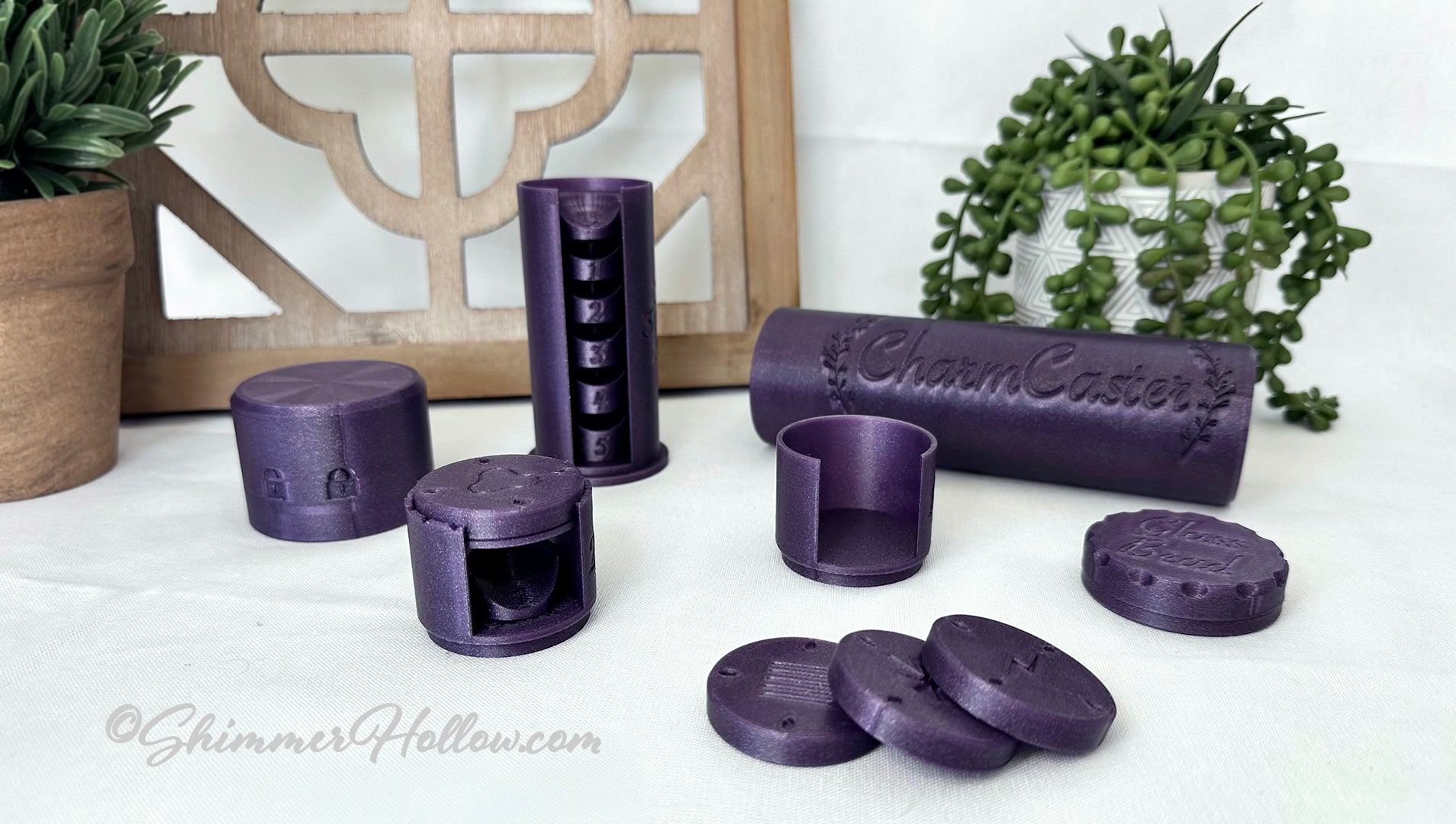 The Original CharmCaster Set - Hands-Free Magnetic Nail Art Tools