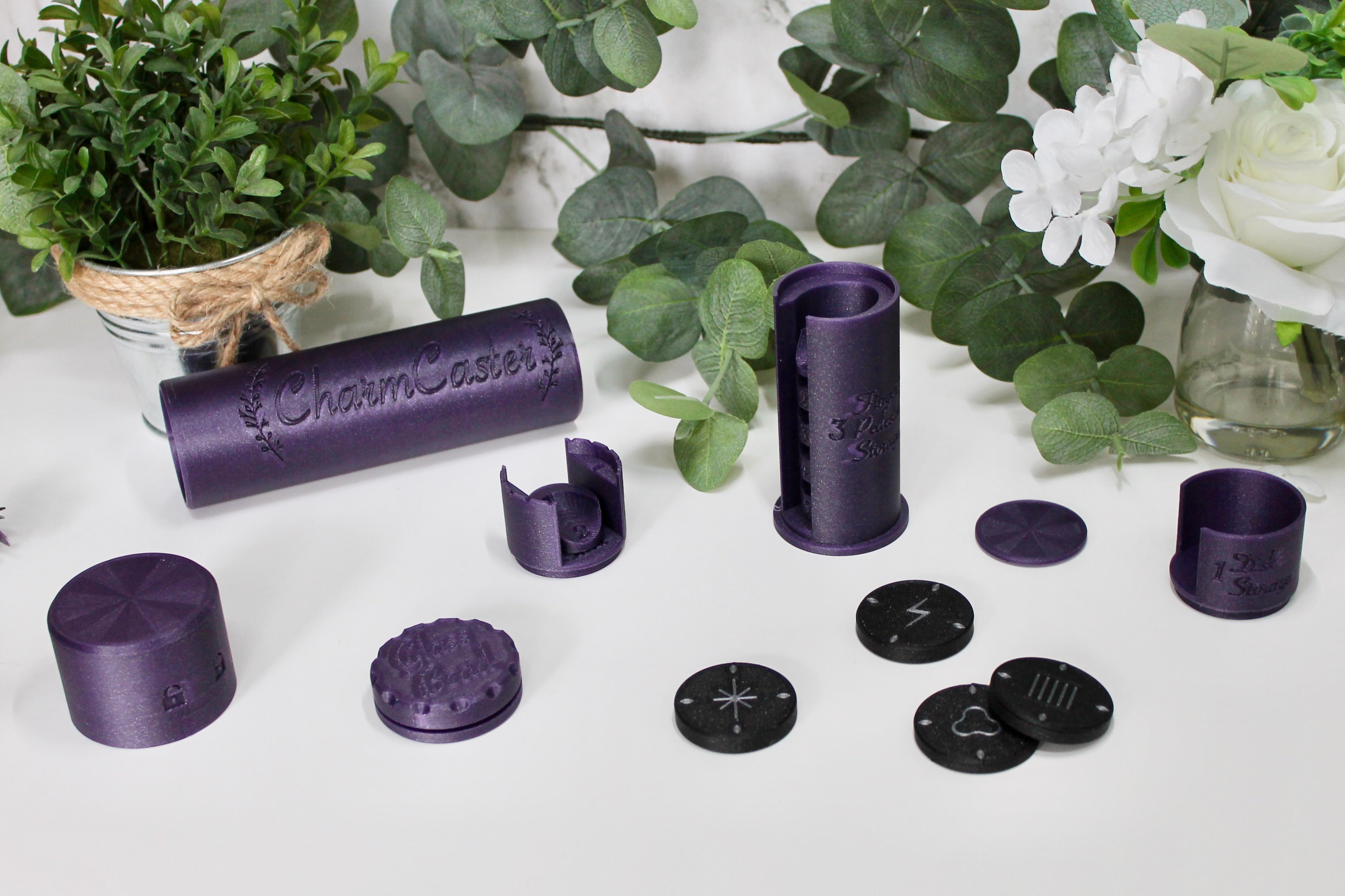 The Original CharmCaster Set - Hands-Free Magnetic Nail Art Tools