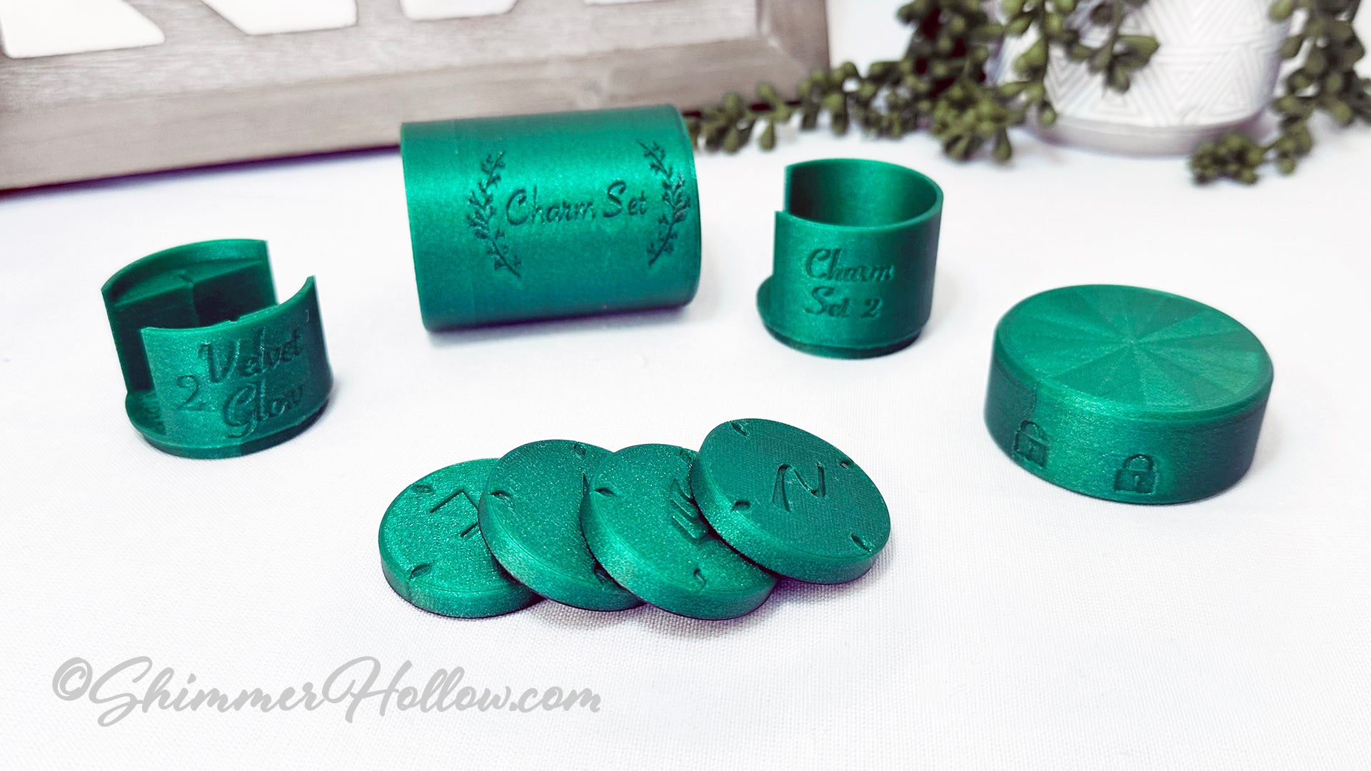 Add-on Charms with Velvet Glow Set
