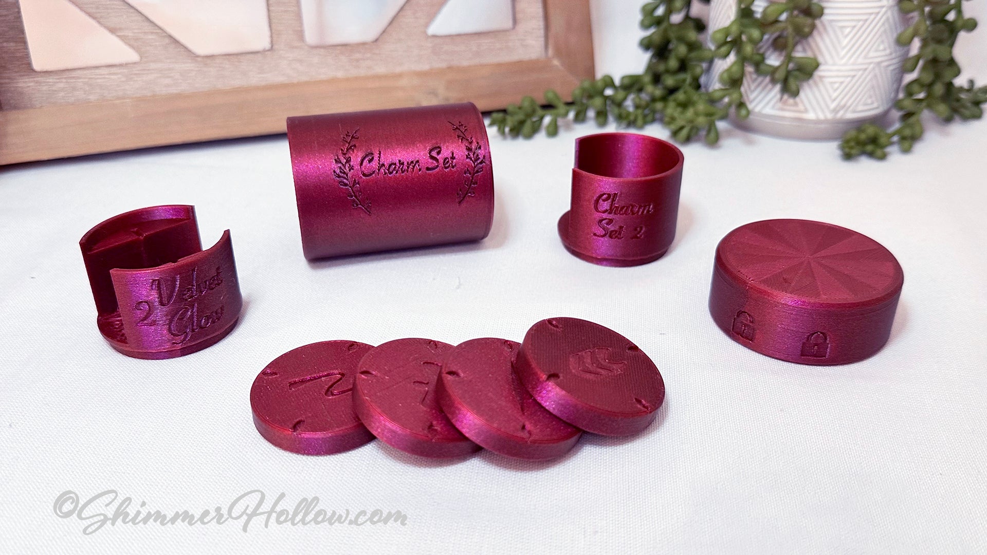 Add-on Charms with Velvet Glow Set