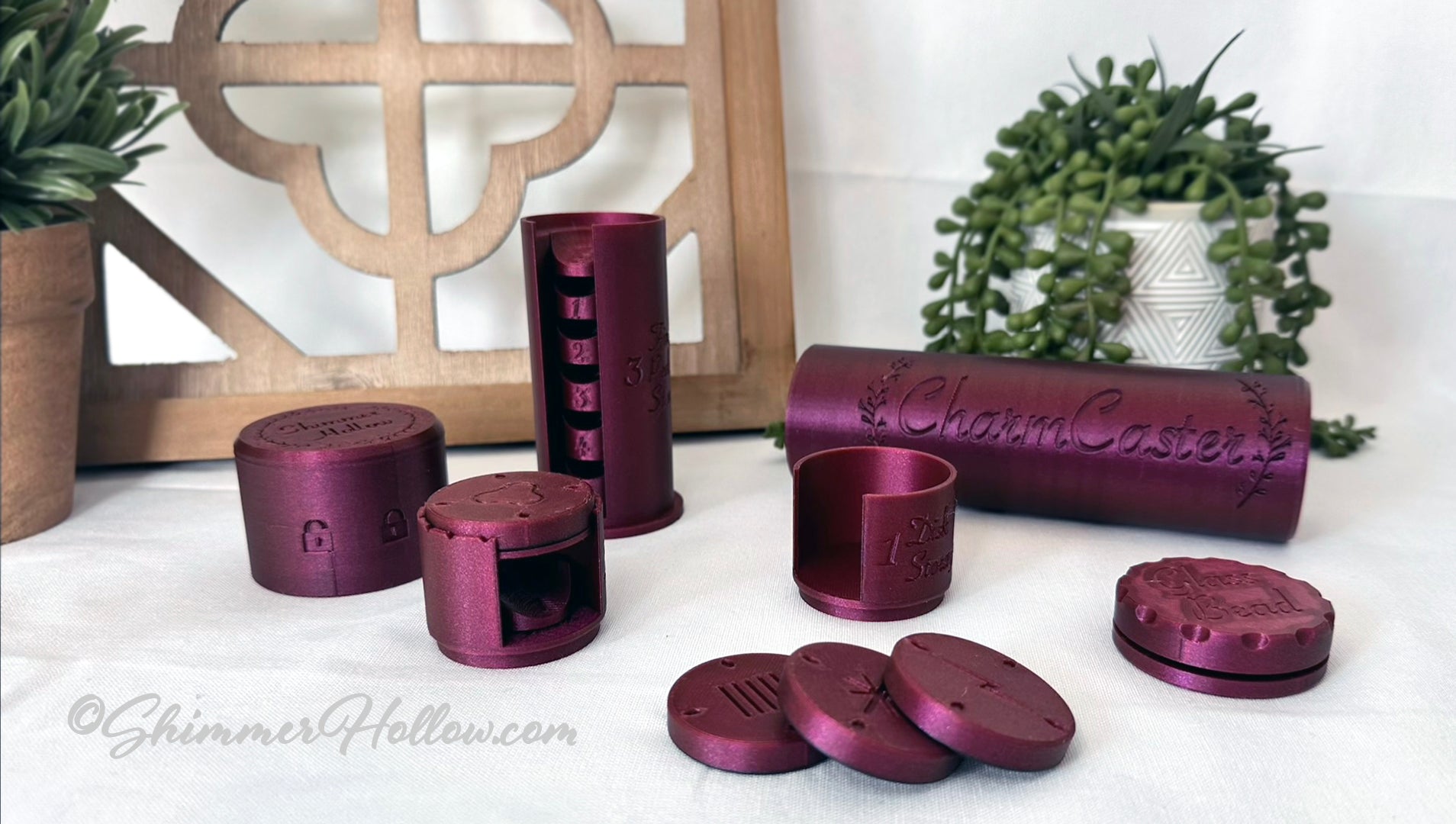 The Original CharmCaster Set - Hands-Free Magnetic Nail Art Tools
