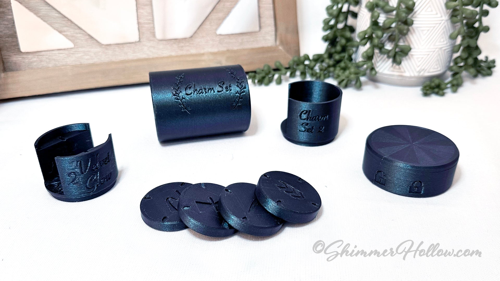 Add-on Charms with Velvet Glow Set