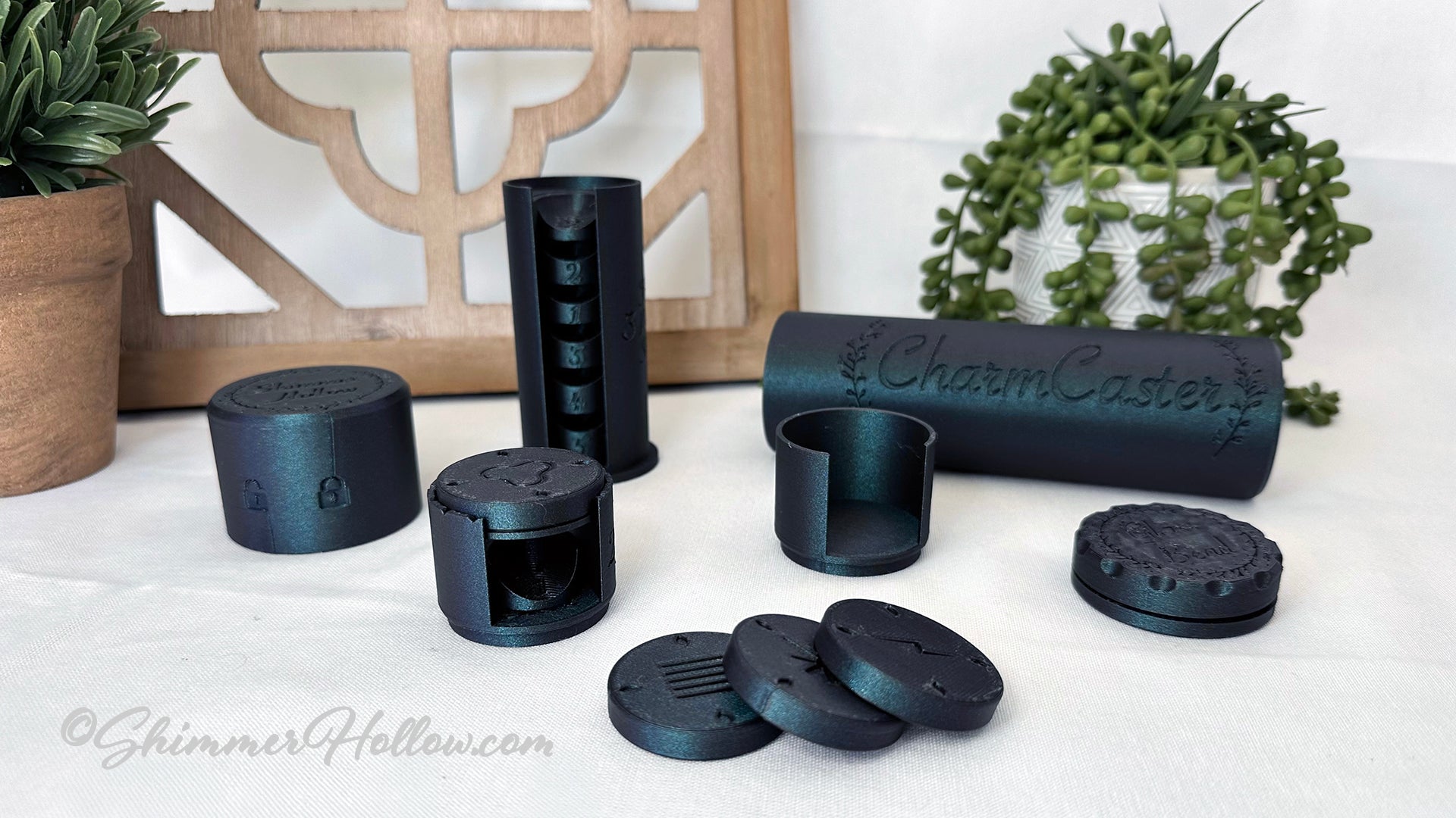 The Original CharmCaster Set - Hands-Free Magnetic Nail Art Tools