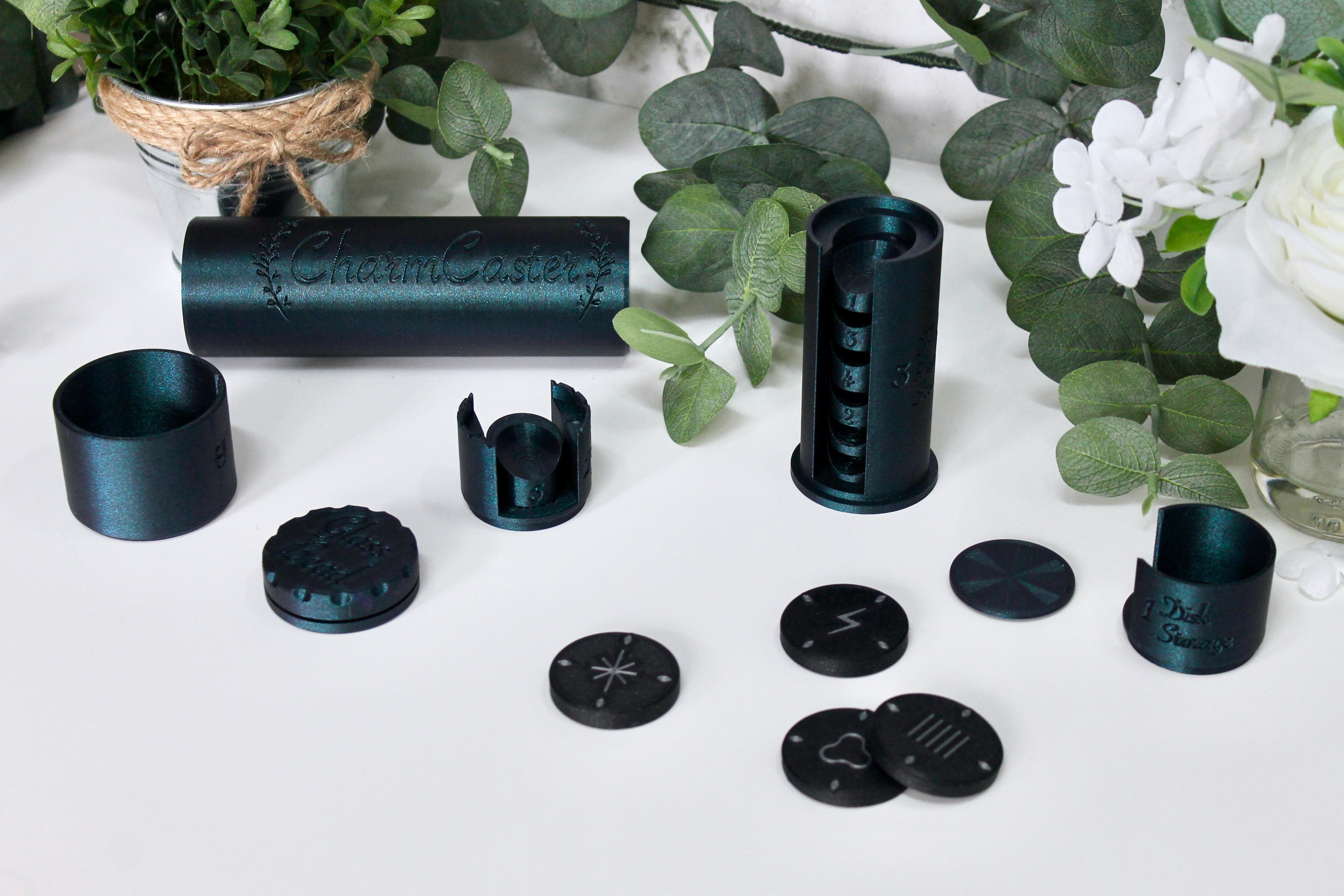 The Original CharmCaster Set - Hands-Free Magnetic Nail Art Tools